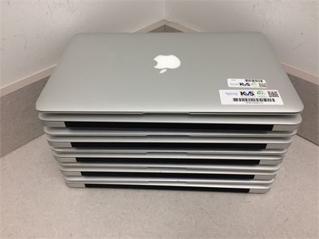 Lot of 10 Apple MacBook Airs - 8 2015's, 2 2012's