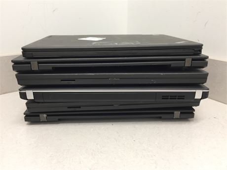 Lot of 6 Mixed Lenovo Laptops - NO OS