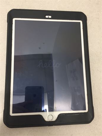 iPad Air 2 Silver with a case, 2GB RAM, 128 GB Flash Storage