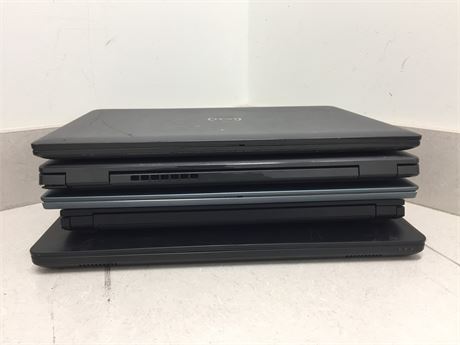Lot of 5 Mixed DELL Laptops - NO OS
