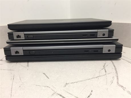 Lot of 5 Mixed DELL Laptops - NO OS
