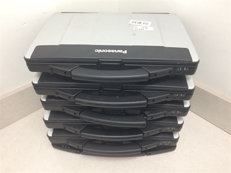 Lot of 6 Panasonic ToughBooks - NO OS
