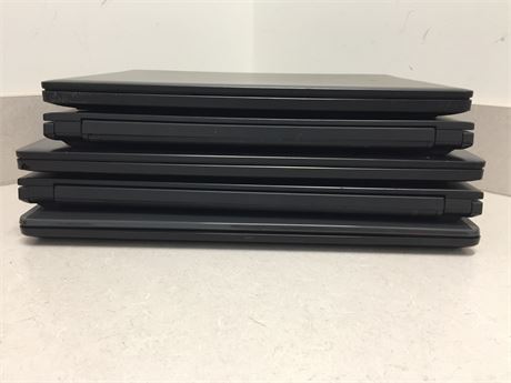 Lot of 5 Mixed DELL Laptops - NO OS