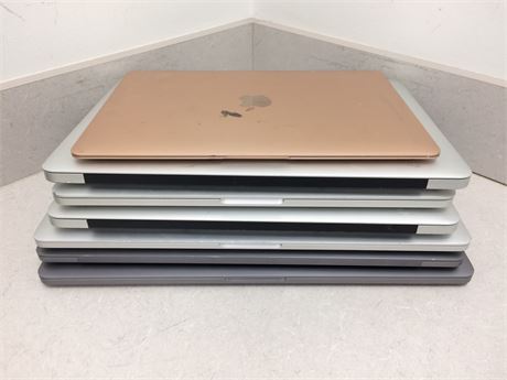 Lot of 7 Mixed MacBooks - NO OS