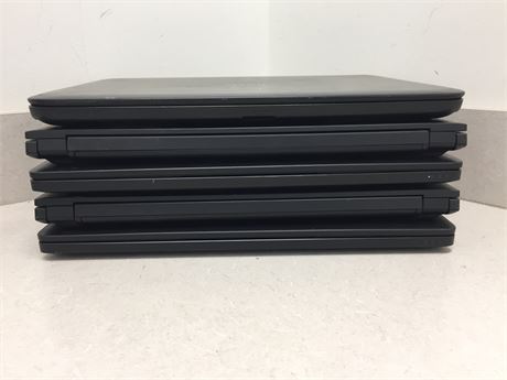 Lot of 5 Mixed DELL Laptops - NO OS