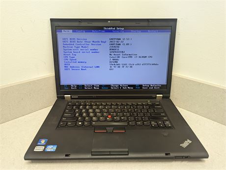 Lenovo ThinkPad T530 - 15.6" 1600x900 Display, 8GB RAM, NO DRIVE