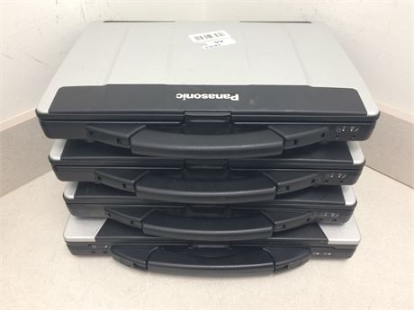 Lot of 4 Panasonic ToughBooks - NO OS