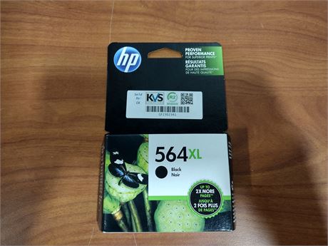 New in Box HP 564XL Black Printer Cartridge