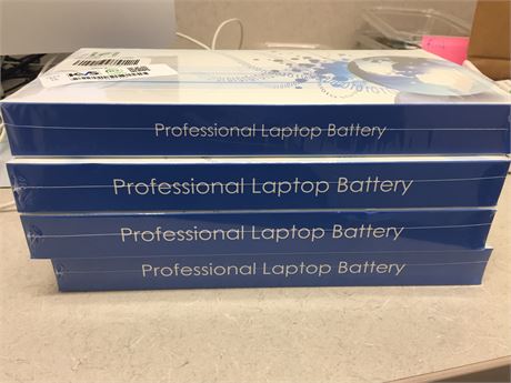 4 New HASESS Professional Laptop Batteries (X002ULAFZ3)